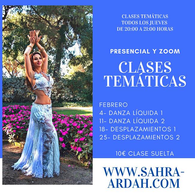 Clases temáticas febrero