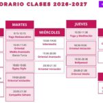 Horario Shara Ardah 26-27